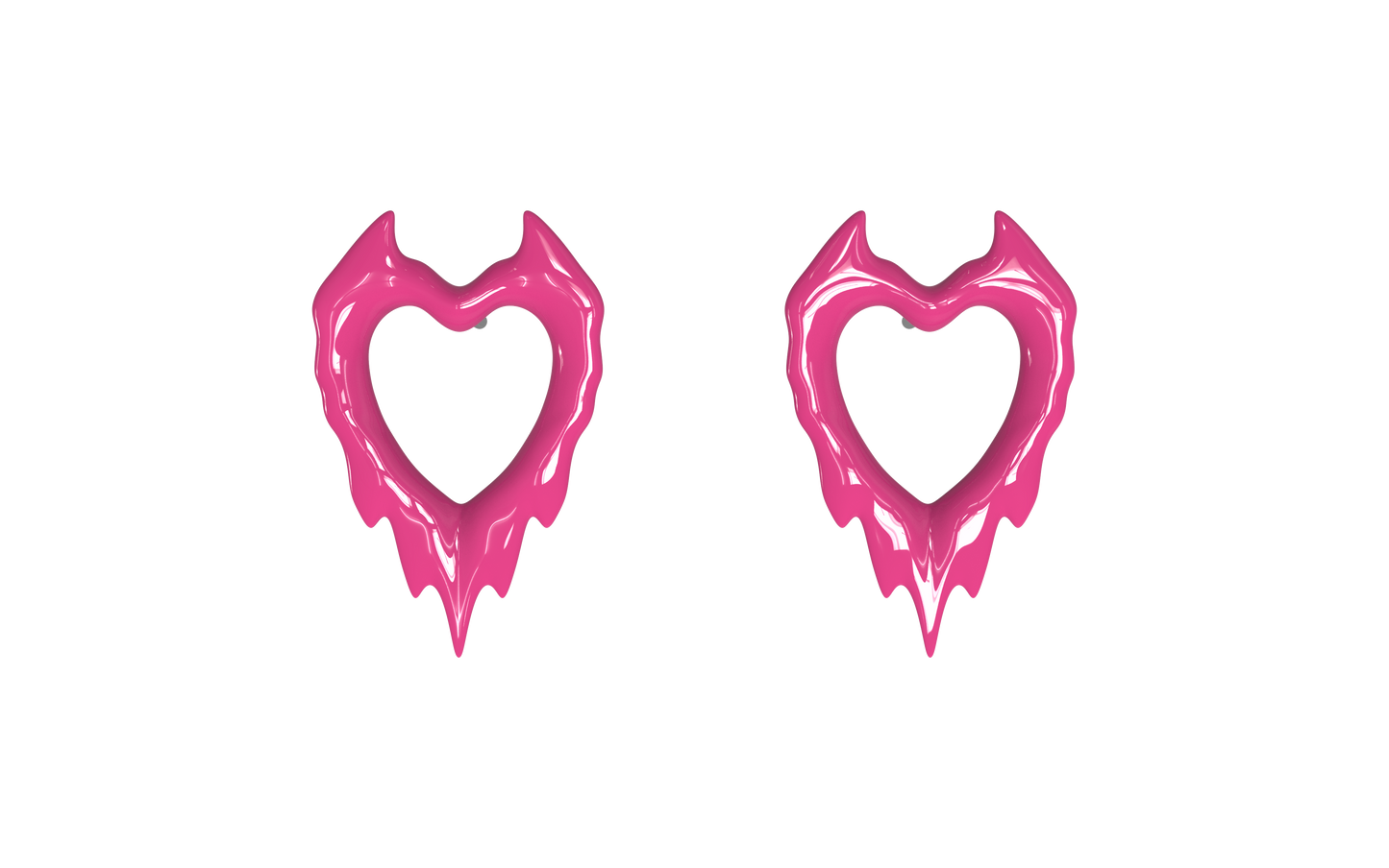 The "Devil's Heart" Earrings