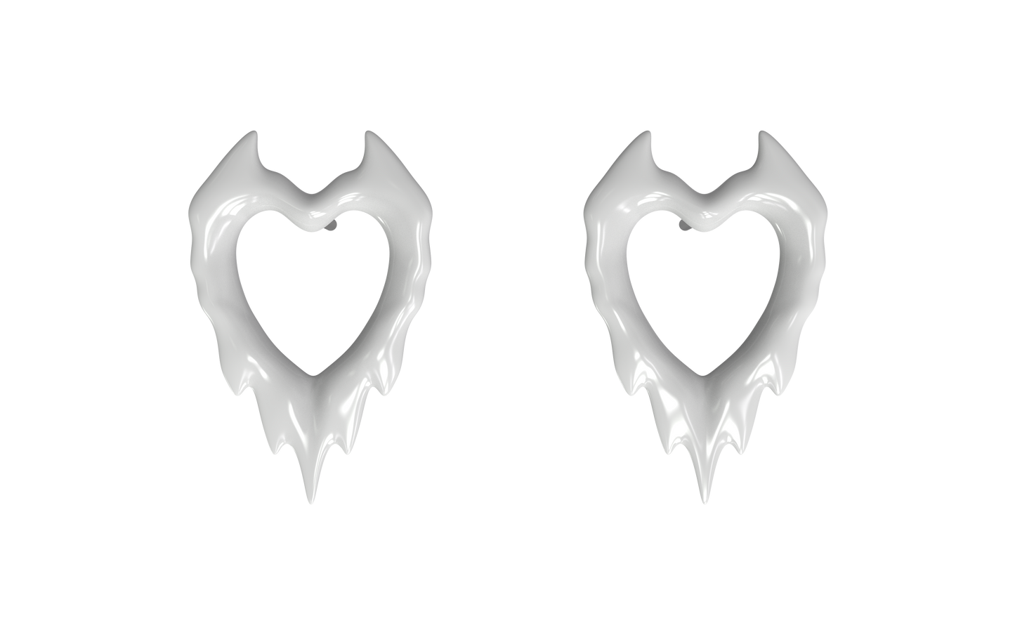 The "Devil's Heart" Earrings